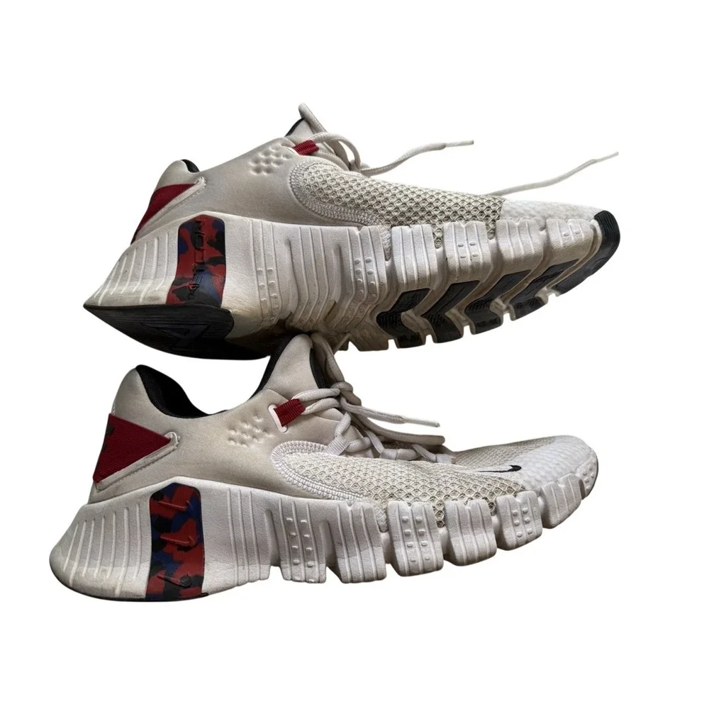 Nike Free Metcon white, red and blue Men's Size 10.5